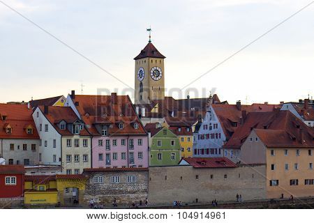 View Of Regensburg, Germany