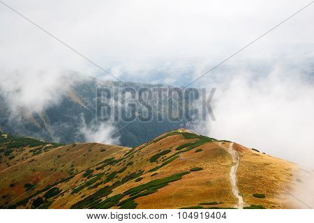 climbing Volovec at Tatra mountains