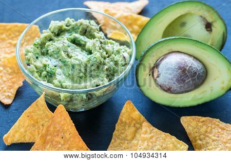 Guacamole With Tortilla Chips