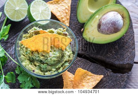 Guacamole With Tortilla Chips