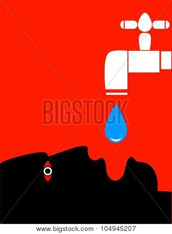 Water Shortage Concept