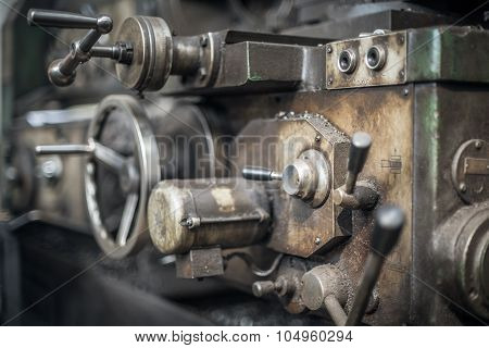 Vintage Lathe -- Detail