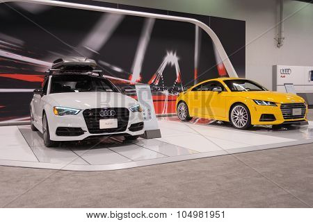 Audi A3 And Audi Tts  On Display.