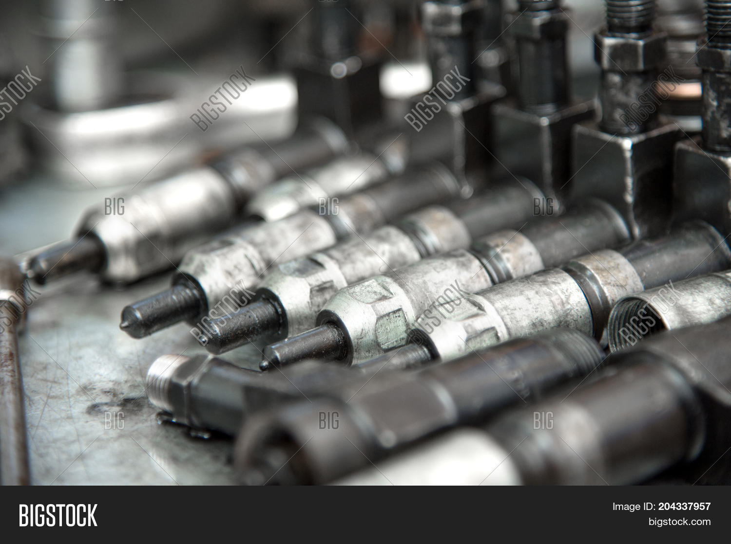 Old Diesel Injectors Image & Photo (Free Trial) Bigstock