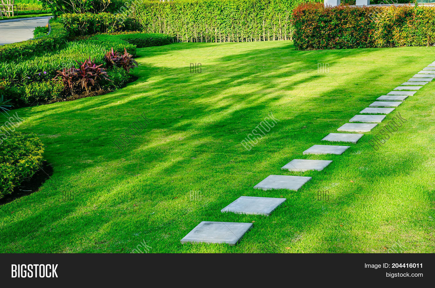 Blurred Pathway Garden Image & Photo (Free Trial) | Bigstock
