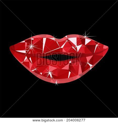 Red Ruby Lips