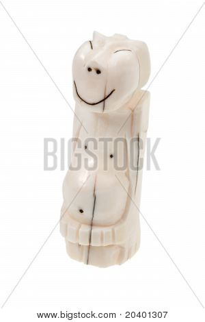 Morse Bone Idol esquimau