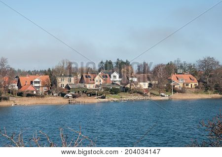 Town Of Kalvehave In Denmark