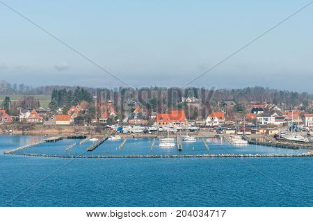 Town Of Kalvehave In Denmark