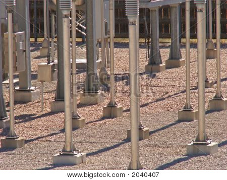Poles shadows