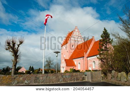 Aastrup Church In Denmark