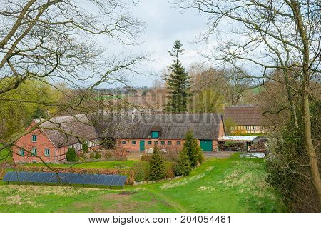 Danish Farm On Island Of Falster