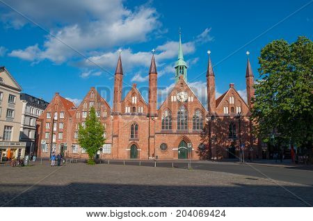Hospital Of The Holy Spirit On A Sunny Day