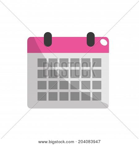 calendar to organizar important events vector illustration