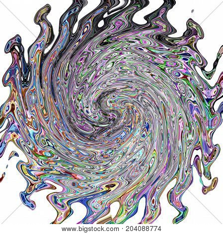 Abstract coloring background of the pastels rainbow  gradient with distortion,wave,poolar coordinates,mosaic,twirl and lighting effects