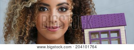 Beautiful Black Woman Portrait.