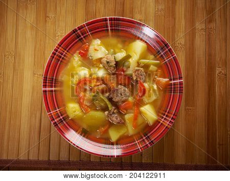Beef Soup Lecho
