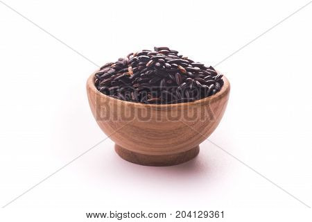 Rice On White Background