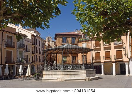 Main Square Of  Aranda De Duero, Burgos Province, Spain