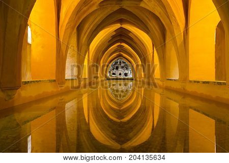 Real Alcazar In Seville, Andalusia