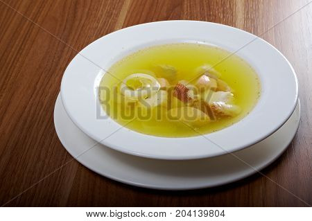Ukha With Sterlet , Salmon .