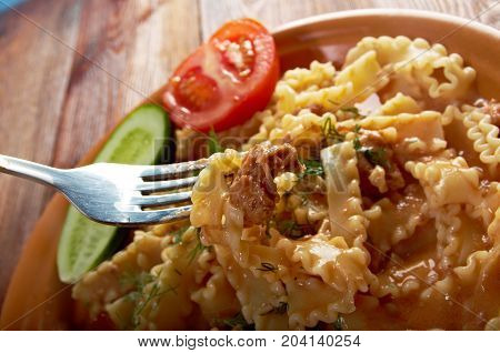 Pasta Mafalde With  Beef