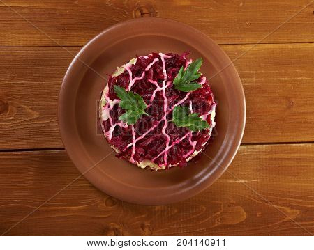 Dressed Herring - Russian Salad