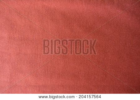 Pale Orange Unprinted Viscose Fabric From Above