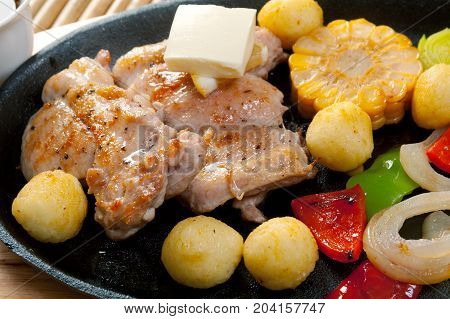 Japanese roast, cuisine  close up traditional meal