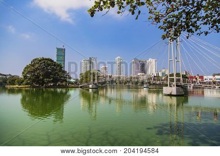 Beira Lake In Colombo, Sri Lanka