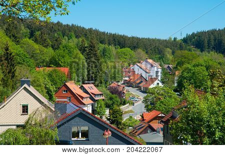 Town Of Schierke In Germany