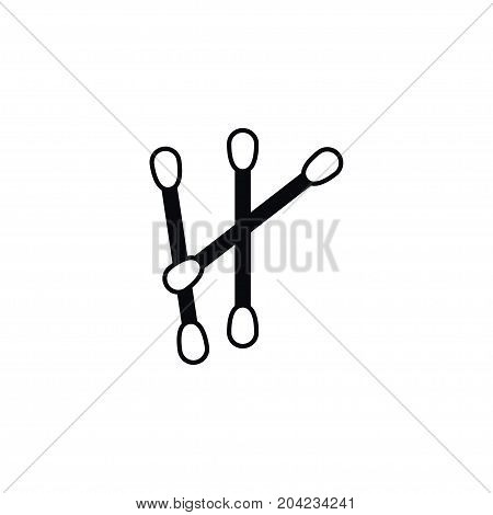 Ear Cleaner Vector Element Can Be Used For Ear, Cleaner, Toiletries Design Concept.  Isolated Toiletries Icon.