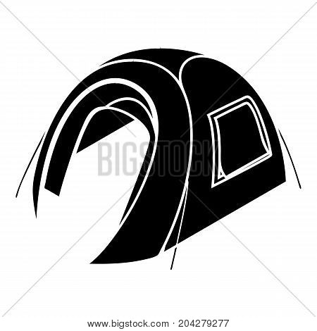 Modern tent icon. Simple illustration of modern tent vector icon for web design isolated on white background
