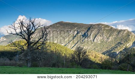 Mountains of Regional nature park of the Azure PreAlps France