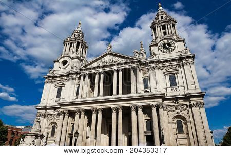 The Saint Paul's cathedral is one of the most famous and most recognisable sights of London.