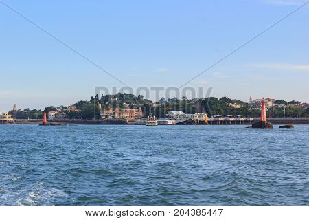 Xiamen Gulangyu Islet Panoramic View Of The Island