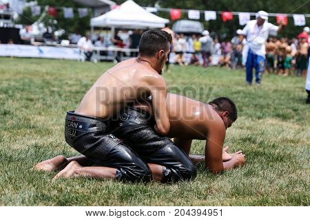 Oil Wrestling In Istanbul