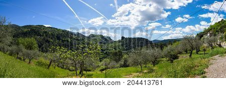 Mountains of Regional nature park of the Azure PreAlps France