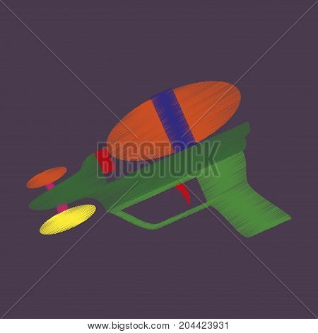 flat shading style icon Toy gun watergun