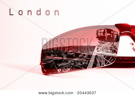 Rot London Sonnenbrillen