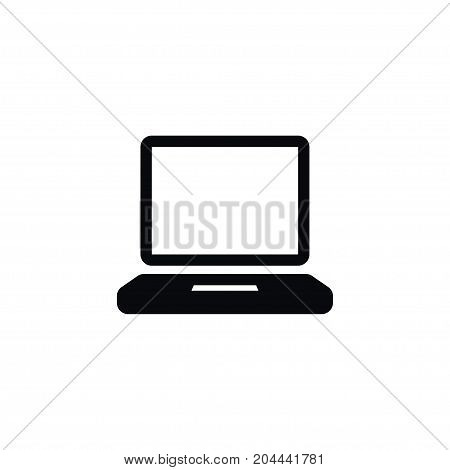 Computerized Vector Element Can Be Used For Display, Computerized, Laptop Design Concept.  Isolated Display Icon.
