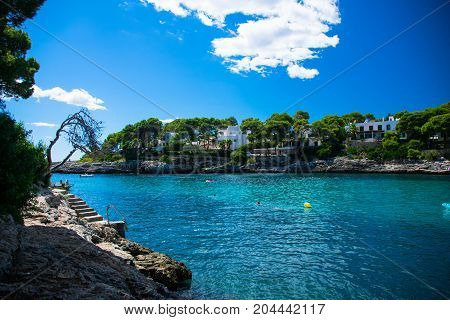 Cala d'Or Mallorca beach at Cala Esmeralda