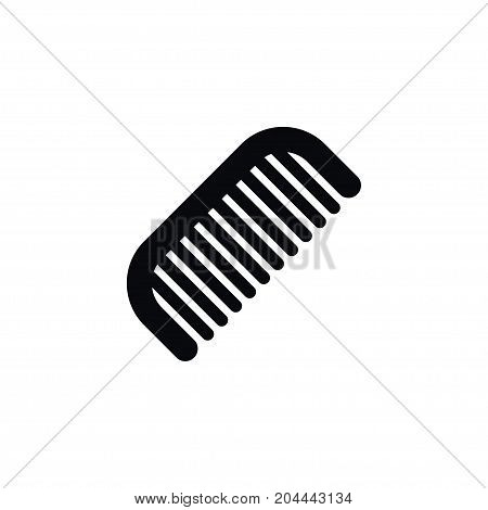 Hairbrush Vector Element Can Be Used For Hairbrush, Barber, Tool Design Concept.  Isolated Barber Tool Icon.