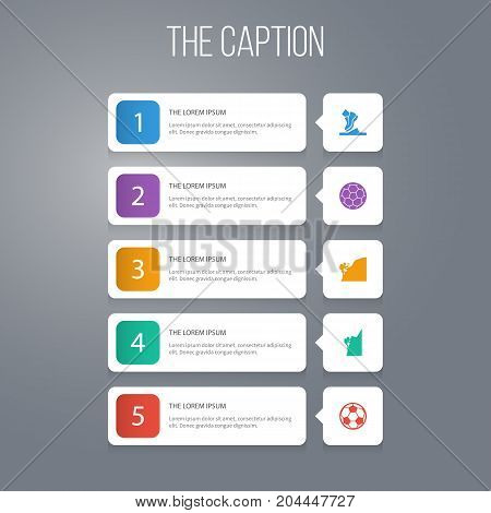 Icon Activities Set Of Mountaineer, Match, Running And Other Vector Objects