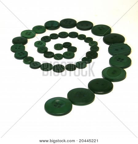 Grüne Taste Spirale