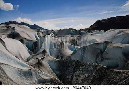 Viedma forms one of the largest glaciers in the Santa Cruz province in Argentina.