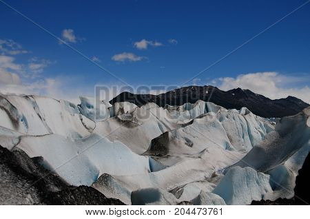 Viedma forms one of the largest glaciers in the Santa Cruz province in Argentina.