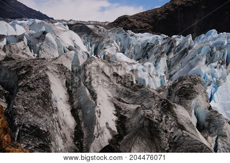 Viedma forms one of the largest glaciers in the Santa Cruz province in Argentina.