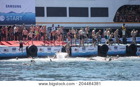 Samsung Bosphorus Cross Continental Swimming Competition 2017