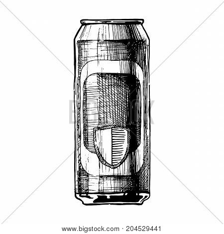 Vector Illustration Of Beverage Can